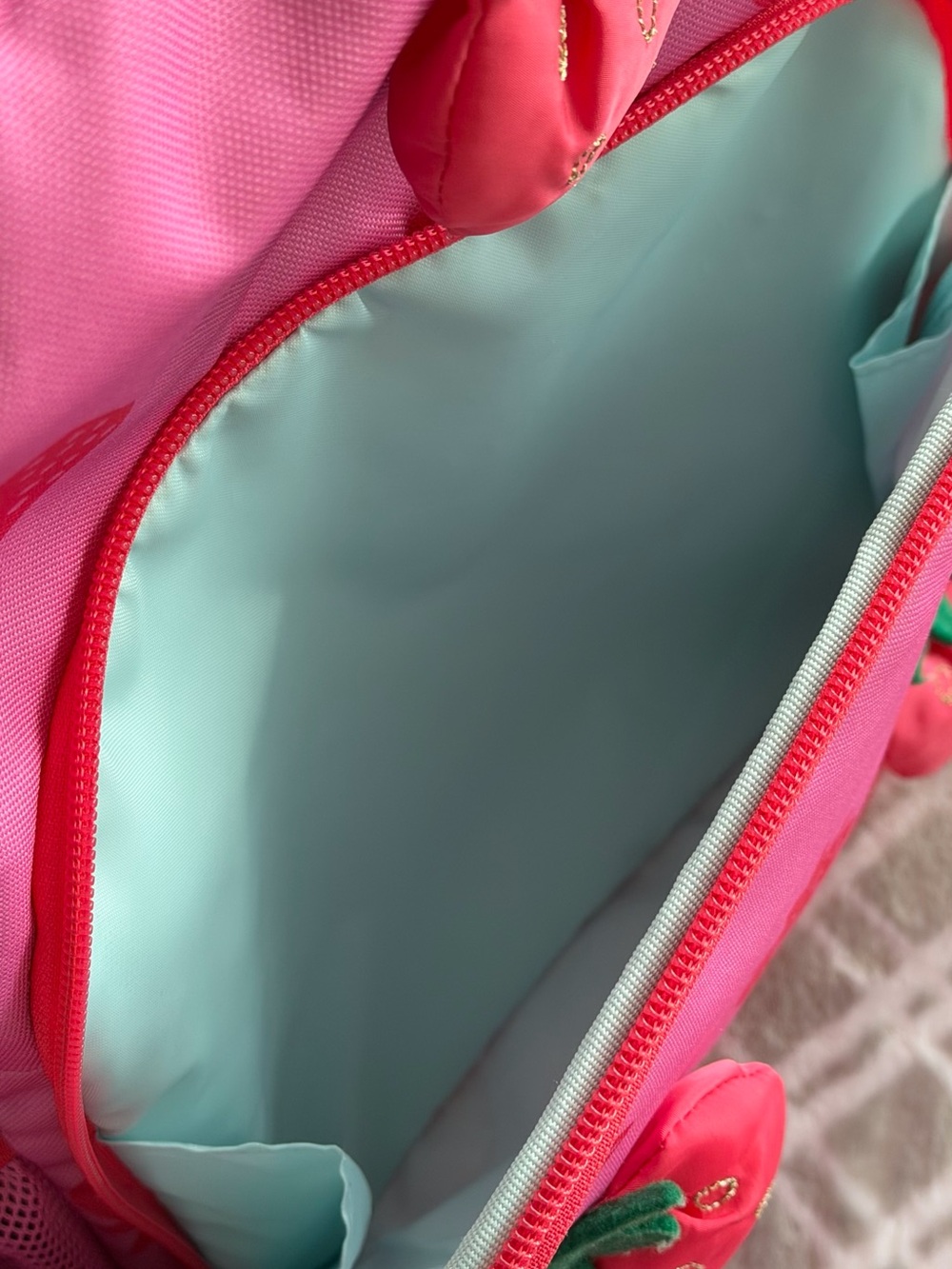 Kids Pink Strawberry Backpack Set - Brand: Cat & Jack - Picture 6 of 10